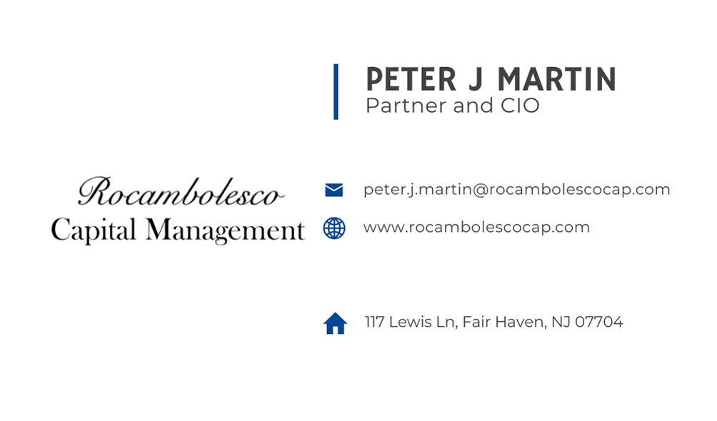 Rocambolesco Capital Management Business Card